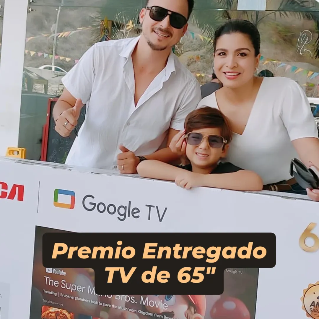 🎉📺 ¡Tenemos a los ganadores de los TV de 65’’! Compartimos con ustedes los momentos de la ent (1)